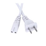 Power Cord - 110V AC 2 Prong Extension - Nema American European British Australian - Computer Adapter