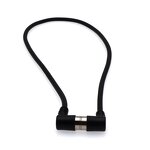 2 Core Pin Charging Cable Extension Bend Right Angle Magnetic Suction Power Cord Electrical Supplies Connector Plug Adapter PC