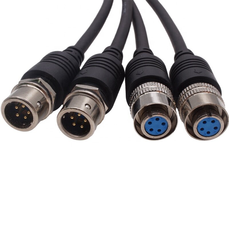 Sensor Cable - Customizable Single Head 2-core Shielded - 10A PVC - C15 Aviation Plug ITT Extension Cord
