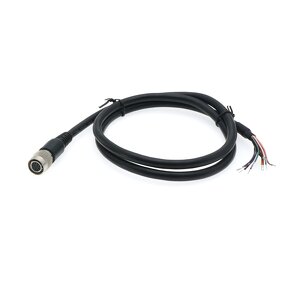Power Cord - 10m High Flex Industrial Camera Trigger - Soft PVC 12 Core Female Hirose Hr10a-7p-12s