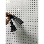 Extension Cord - 1.05m 2-Prong Polarized IEC C17 - NEMA Female IP11 - PVC SPT-1 Home Appliance