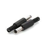 DC Connector - 5.5*2.1/2.5mm CCTV LED Camera - 14-30V 1.0A Aluminum Copper 5525 Welding Assembly