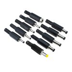 DC Connector - 5.5*2.1/2.5mm Male Jack - YX Electrical - Copper Welded Plastic Housing Tuning Fork Cable