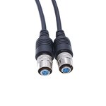 Power Cord - XS8 Series 2m 3-Core - Fine Copper Joint Cable - Male Female Black 4mm Extension