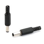 DC Connector - 5.5*2.1/2.5mm CCTV LED Camera - 14-30V 1.0A Aluminum Copper 5525 Welding Assembly