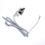 Power Cord - American Standard 2-Pin Plug - 18AWG PVC Pure Copper - Computer Electrical Extension USA