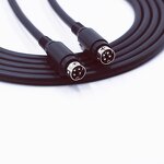 Electrical Cord - DIN Flex 4-Core PUR Spiral Connector - Copper Stranded 709 Aux Audio Box IEC Female