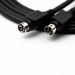 Electrical Cord - DIN Flex 4-Core PUR Spiral Connector - Copper Stranded 709 Aux Audio Box IEC Female