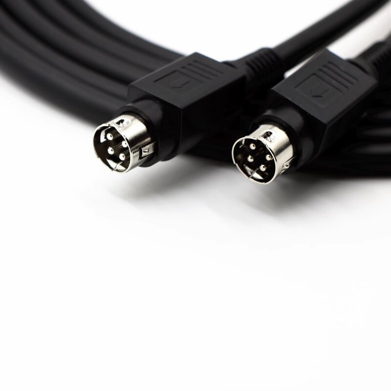 Electrical Cord - DIN Flex 4-Core PUR Spiral Connector - Copper Stranded 709 Aux Audio Box IEC Female