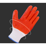 Work Gloves Manufacturer - PVC Coated Single Dipped Oil Acid Alkali Resistant Interlock Lining FURUNDA FRDP0827
