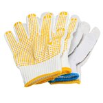 Work Gloves Manufacturer - Hot Sale FURUNDA Cotton/PVC Dotted Yellow Anti-Slip & Tear-Resistant for Factory