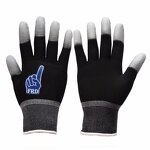 Working Gloves Manufacturer - PU Coated ESD Top Finger Coated Anti-slip Moisture-Wicking & Breathable