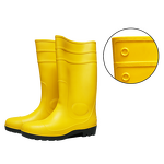 Rubber Rain Boots Manufacturer - Black Perforation-proof Woodland Construction Waterproof
