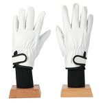 Work Gloves Manufacturer - FURUNDA FRDL0915 Goatskin Leather Driver Reinforced Palm Wing Thumb Slip-on Cuff