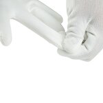 Work Gloves Manufacturer - Factory Direct PU Coated Palm Lightweight Flexible Abrasion Resistant Elastic Cuff