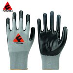 Safety Working Gloves Manufacturer - 13gauge 30-40g/pair Bulk White Grey Nitrile Coated Cheap Nylon for Garden Construction