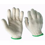 Work Gloves Manufacturer - Industrial Protective FURUNDA FRDC0908 Handmade Cotton/Polyester Knit for Bleaching Operations White