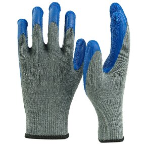 Work Gloves Manufacturer - Wholesale 13g Red Cheap Latex Wrinkle-textured Comfortable Breathable for Home & Industrial