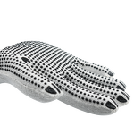 Safety Gloves Manufacturer - Hot Sale Black PVC Dotted with Dotted Line Moisture-Wicking Tear-Resistant for Factory