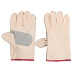 Canvas Gloves Manufacturer - Double-layer Fully Lined Thickened Welder Wear-resistant FURUNDA FRDF002
