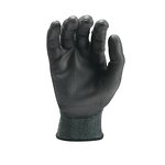 Work Gloves Manufacturer - 13-Gauge Black PU Palm Coated EN388 Certified Oil & Slip Resistant 24CM for Mechanics