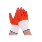 Work Gloves Manufacturer - PVC Coated Single Dipped Oil Acid Alkali Resistant Interlock Lining FURUNDA FRDP0827