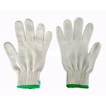 Work Gloves Manufacturer - Industrial Protective FURUNDA FRDC0908 Handmade Cotton/Polyester Knit for Bleaching Operations White