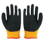 Work Gloves Manufacturer - FURUNDA FRDL1114 Latex Coated 10/13 Gauge Wear-Resistant Non-Slip Elastic Cuff
