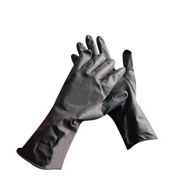 Latex Working Gloves Manufacturer - Black Industrial Factory Production Acceptance of Custom Wholesale