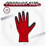 Work Gloves Manufacturer - Nitrile-impregnated Rubber-coated with Grip Non-slip for Women Packing Workers