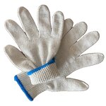 Work Gloves Manufacturer - Factory Price Cotton 7/10 Gauge Elastic Knitted Cuff 24CM Bulk 70% Cotton Blend for General