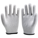 Cotton Knitted Gloves Manufacturer - High Quality Labor Durable Industrial Gardening Guantes Construction White 100%