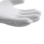 Work Gloves Manufacturer - Factory Price Cotton Knitted Textured 7/10 Gauge 70%Cotton Blend Elastic Cuff for General Use