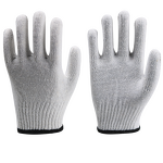 Work Gloves Manufacturer - Factory Price Cotton Knitted Textured 7/10 Gauge 70%Cotton Blend Elastic Cuff for General Use