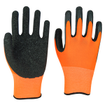 Work Gloves Manufacturer - Wholesale 13g Red Cheap Latex Wrinkle-textured Comfortable Breathable for Home & Industrial