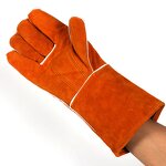 Work Gloves Manufacturer - Cow Split Leather 14-inch Heavy-Duty for Welding & Industrial Heat Resistance Breathable