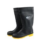 Rain Boots Manufacturer - PVC Steel Toe Waterproof Anti-Slip for Factory Fishing Farming All Seasons