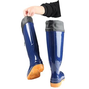 Rain Boots Manufacturer - Fashion Knee High Waterproof Thermal Anti-Slippery Breathable Anti-Static