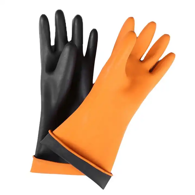 Safety Gloves Manufacturer - Household Acid Alkali Oil Protection Solvent Latex Rubber Free Heavy Duty Chemical Resistant