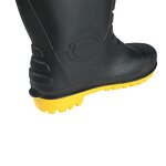 Rain Boots Manufacturer - FURUNDA FRDR006 Black High PVC Yellow Soles Puncture-resistant for Factory Construction
