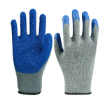 Work Gloves Manufacturer - FURUNDA FRDL1114 Latex Coated 10/13 Gauge Wear-Resistant Non-Slip Elastic Cuff