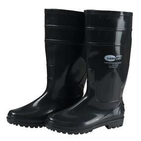Rain Boots Manufacturer - PVC High Waterproof Anti-Slip Plastic Toe for Factory & Construction