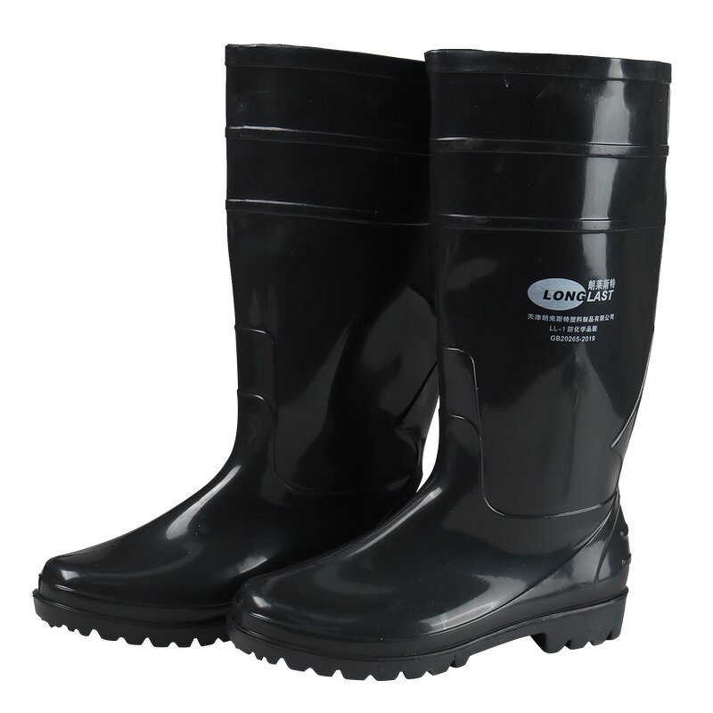 Rain Boots Manufacturer - PVC High Waterproof Anti-Slip Plastic Toe for Factory & Construction