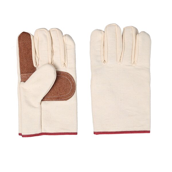 Welder's Gloves Manufacturer - Double Canvas Thickened Cotton Lining Railway Composite