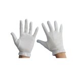 Inspection Gloves Manufacturer - 100% Cotton XL Size Polyester and Leather for General Purpose and Touch Screen