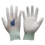 Work Gloves Manufacturer - FURUNDA FRDPU0917 PU Coated Top Finger & Palm Coated 13-Gauge Nylon Enhanced Grip Elastic Cuff