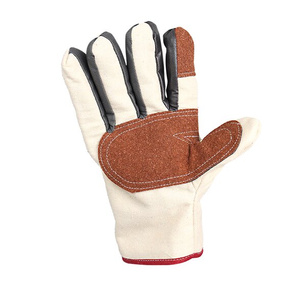 Canvas Gloves Manufacturer - Double-layer Fully Lined Thickened Welder Wear-resistant FURUNDA FRDF002