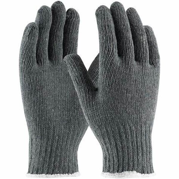 Work Gloves Manufacturer - Factory Price 7/10 Gauge Cotton Knit Gray Elastic Cuffs 23cm for Everyday General-purpose