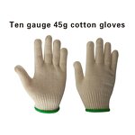 Work Gloves Manufacturer - Custom Reusable Cotton Knitted Breathable & Lightweight FURUNDA FRDC0808 24CM for Labor Safety
