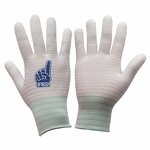 Working Gloves Manufacturer - PU Coated ESD Top Finger Coated Anti-slip Moisture-Wicking & Breathable